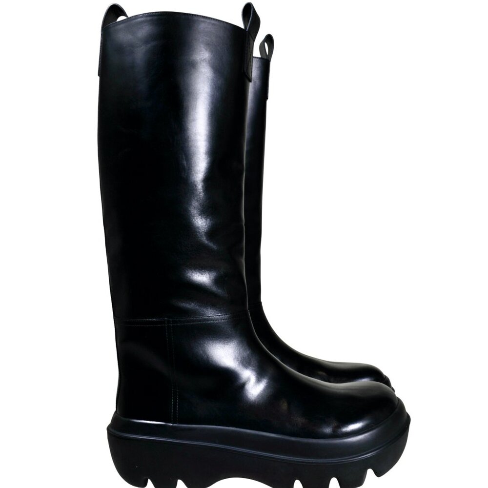 Proenza Schouler Storm Platform Boots – Black Leather | NWT | 10US / 40EU
